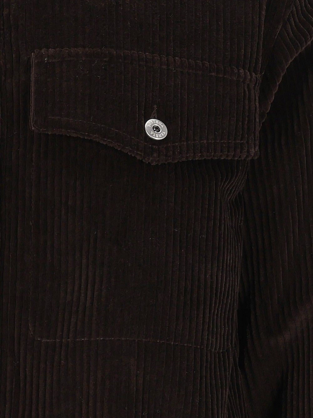 Bottega Veneta Men Cotton Corduroy Shirt Jacket