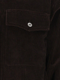 Bottega Veneta Men Cotton Corduroy Shirt Jacket