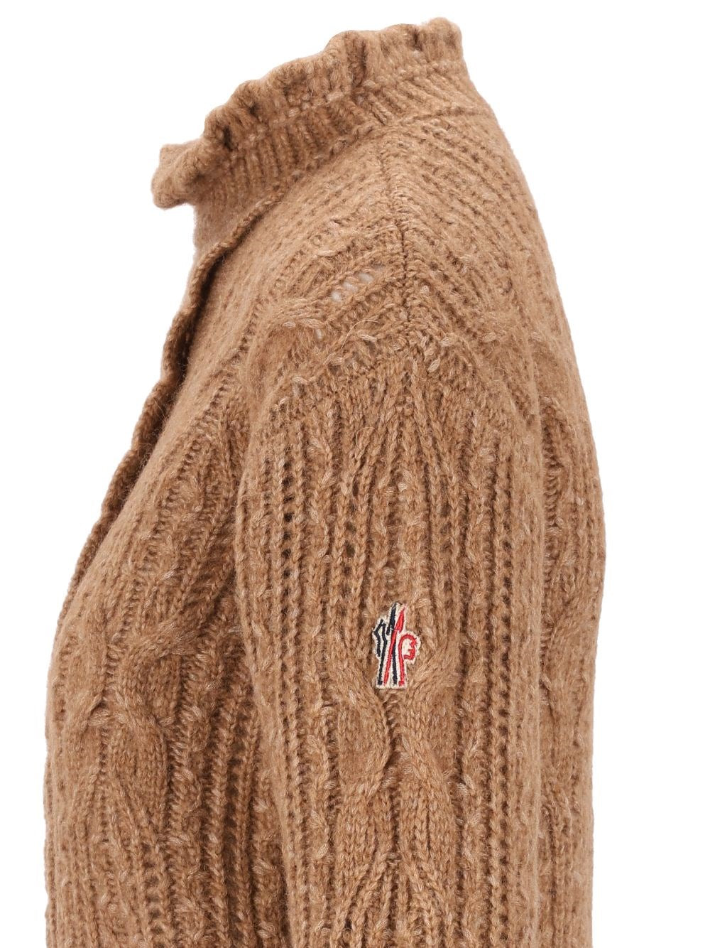 Moncler Grenoble Moncler Grenoble Women Open-Knit Alpaca Blend Sweater