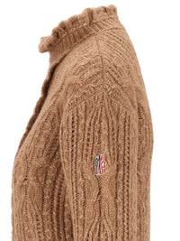 Moncler Grenoble Moncler Grenoble Women Open-Knit Alpaca Blend Sweater