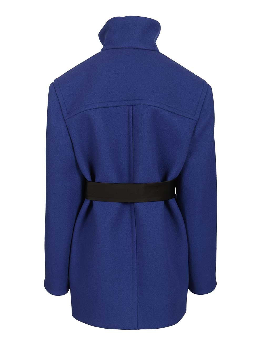 Saint Laurent Women Short Coat With Belt