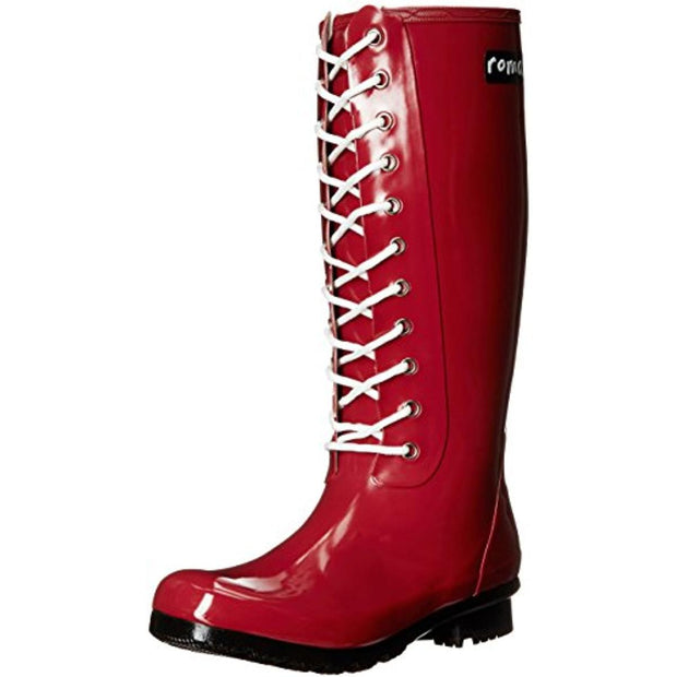 Opinca Womens Waterproof Rubber Rain Boots