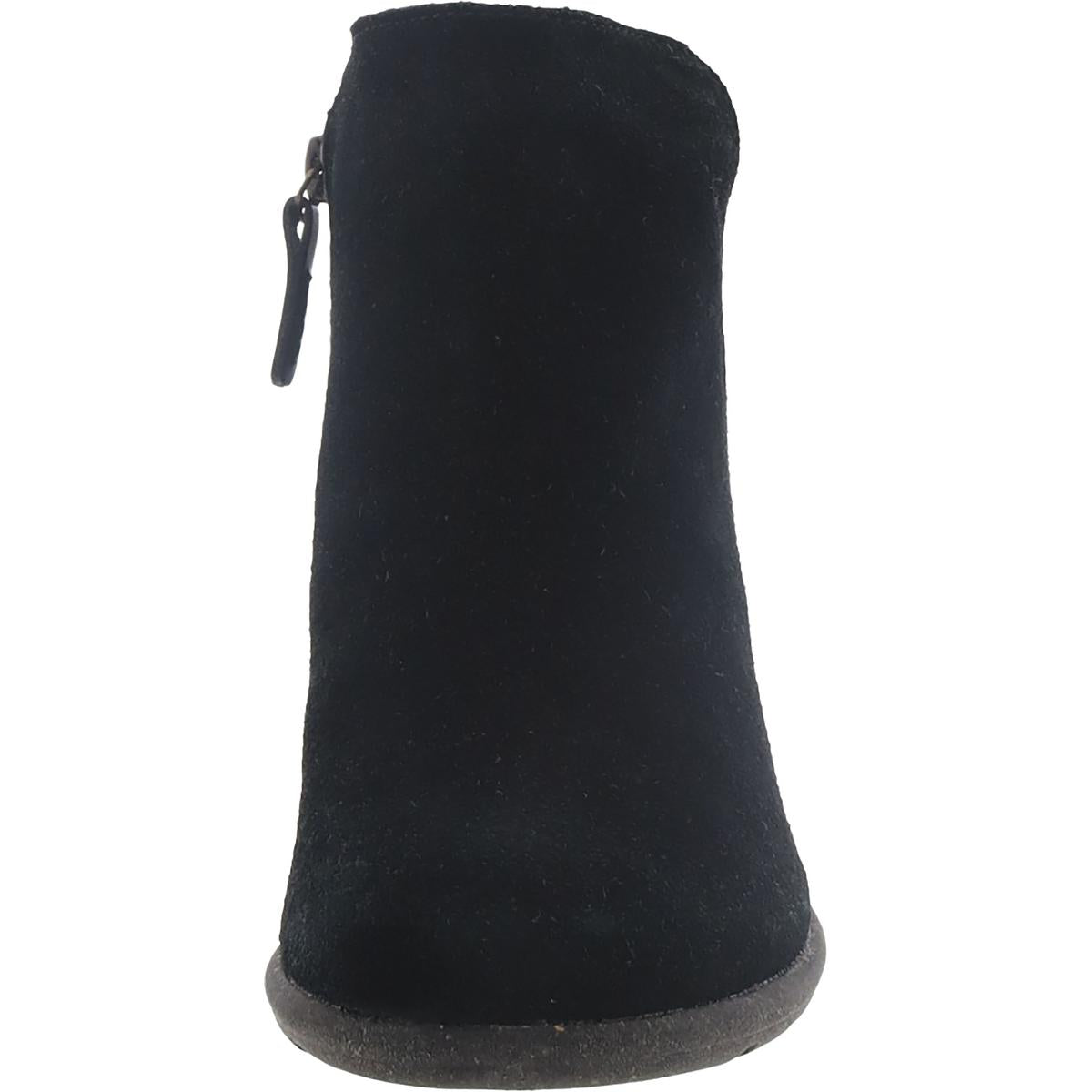 Wilrose Frost Womens Leather Zip Up Ankle Boots