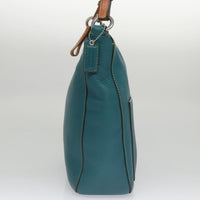 Coach Blue Leather Shoulder Bag (Pre-Owned)