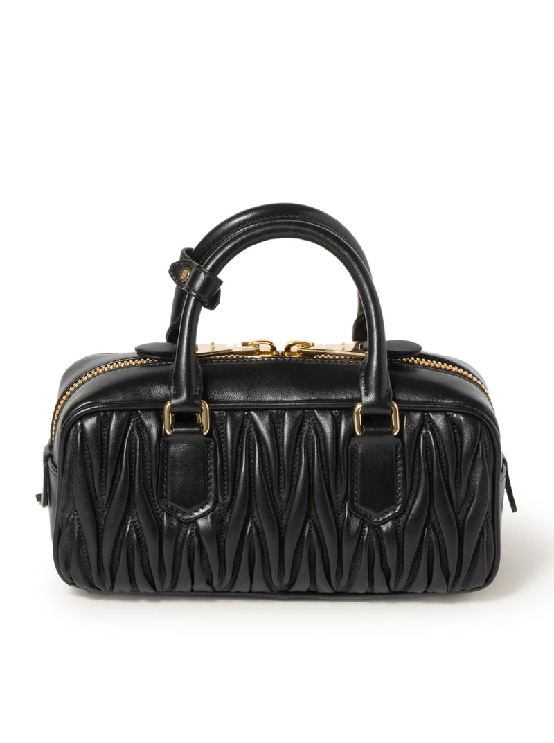 Miu Miu Women Arcadie Bag In Quilted Nappa