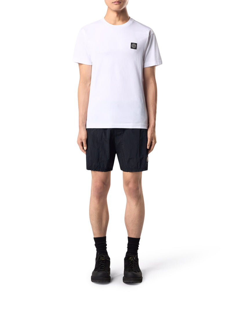 Stone Island Men Short-Sleeve T-Shirt With Compass Patch