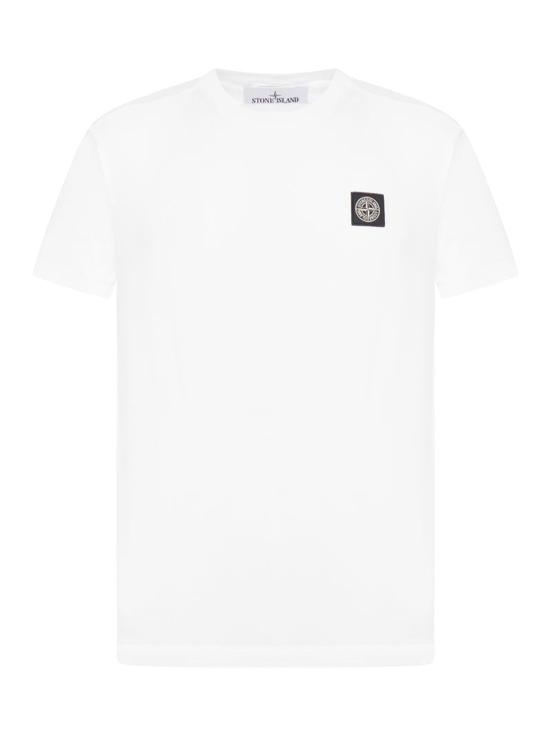 Stone Island Men Short-Sleeve T-Shirt With Compass Patch
