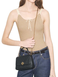TORY BURCH Tory Burch Women Quilted Mini Charlie Bag With Top Handle