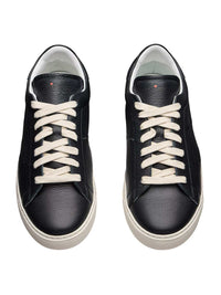 KITON Kiton Men Leather Sneakers With Cross-Stitch Detailing.