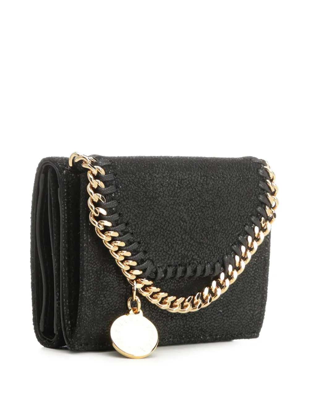 STELLA MCCARTNEY Stella Mccartney Women Falabella Tri-Fold Wallet With Chain Trim