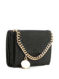STELLA MCCARTNEY Stella Mccartney Women Falabella Tri-Fold Wallet With Chain Trim