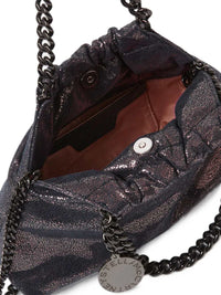 STELLA MCCARTNEY Stella Mccartney Women Falabella Mini Tote Bag With Crackle Effect