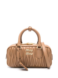 Miu Miu Women Arcadie Regular Matelassé Nappa Leather Bag