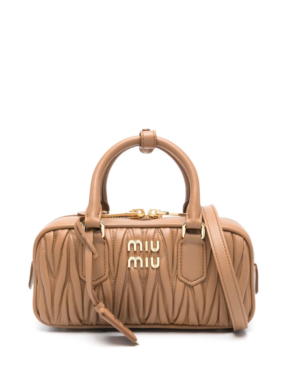 MIUMIU Arcadie Regular Matelassé Nappa Leather Bag Women