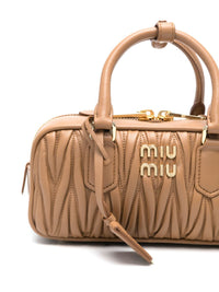 Miu Miu Women Arcadie Regular Matelassé Nappa Leather Bag