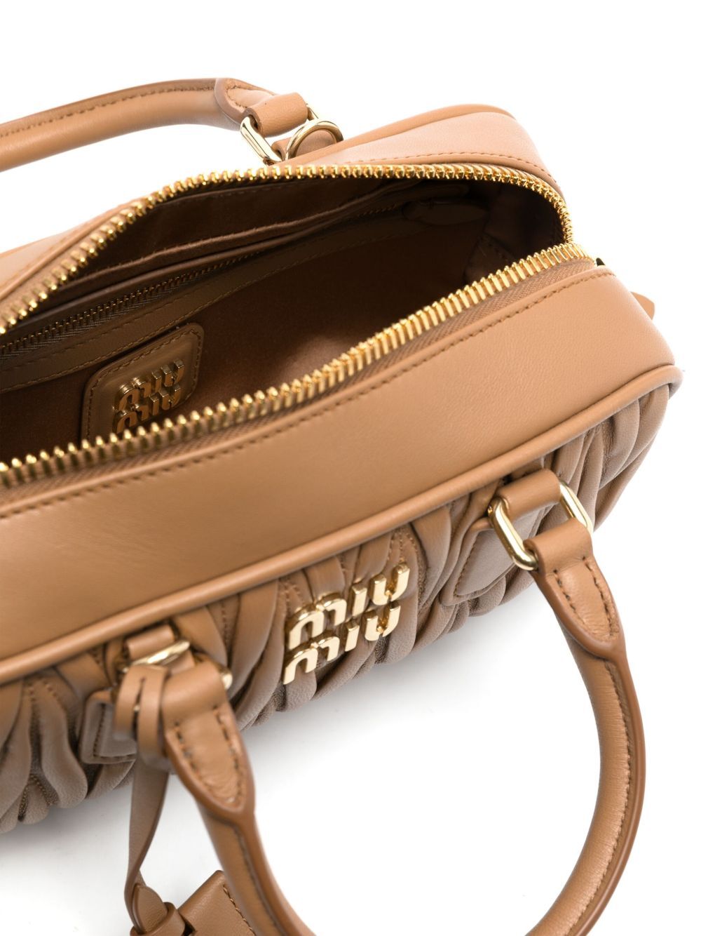 Miu Miu Women Arcadie Regular Matelassé Nappa Leather Bag