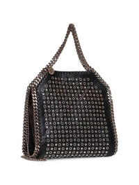 Stella Mccartney Women Falabella Mini Bag In Alter Mat With Studs And Eyelets