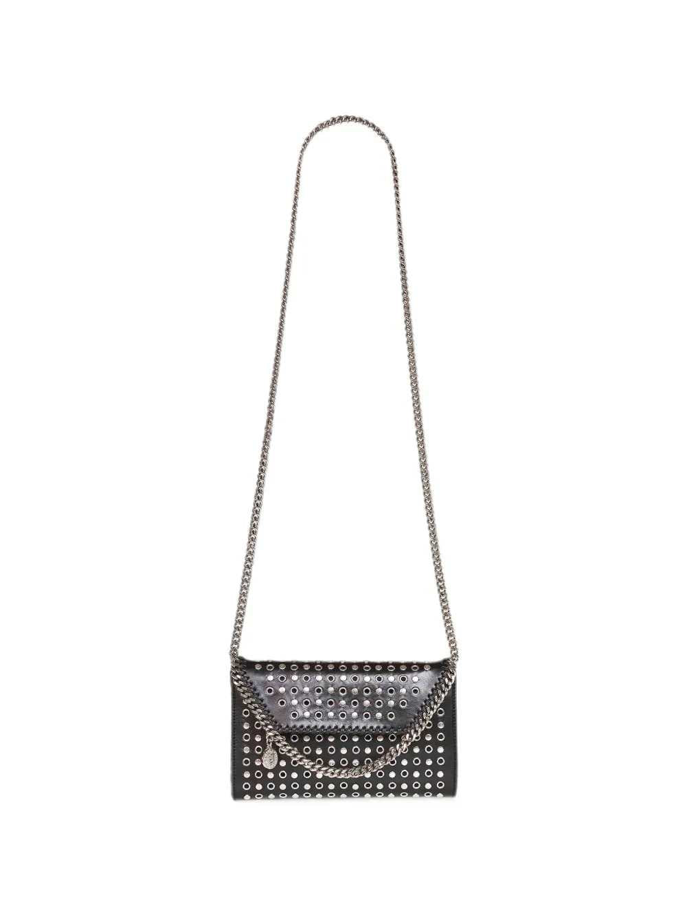 STELLA MCCARTNEY Stella Mccartney Women Falabella Wallet With Chain In Alter Mat, Featuring Studs And Eyelets