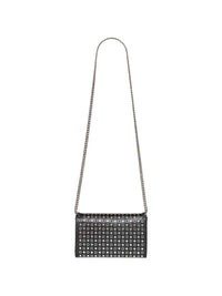 STELLA MCCARTNEY Stella Mccartney Women Falabella Wallet With Chain In Alter Mat, Featuring Studs And Eyelets
