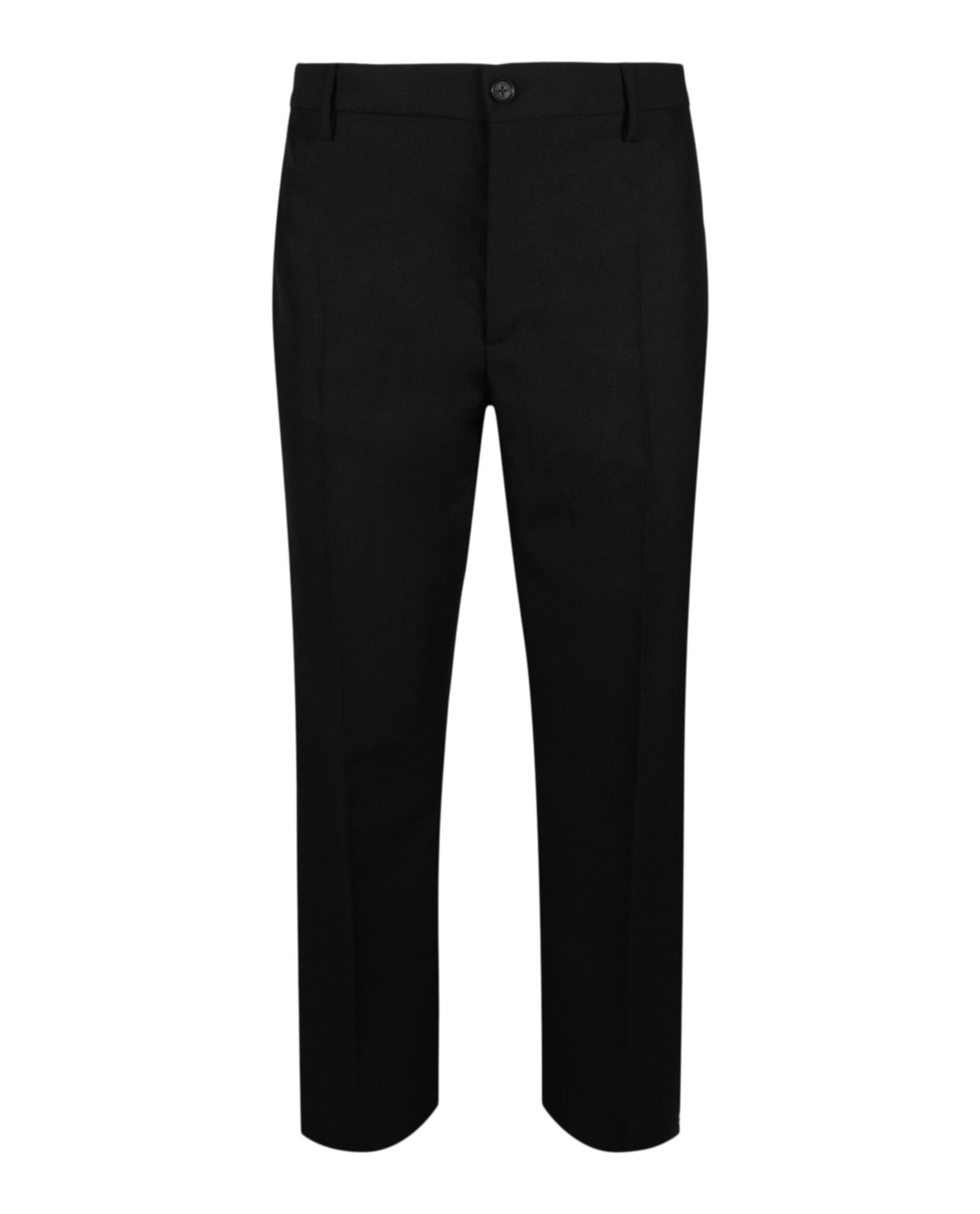 Versace Mens Formal Wool Pants 36 Black