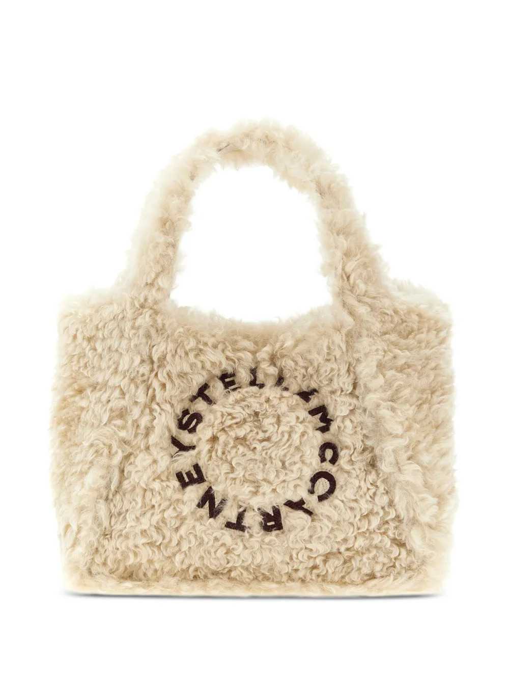 STELLA MCCARTNEY Stella Mccartney Women Shearling-Effect Tote Bag With Logo