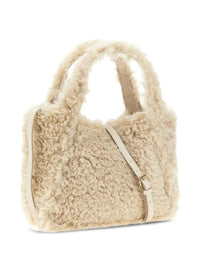 STELLA MCCARTNEY Stella Mccartney Women Shearling-Effect Tote Bag With Logo