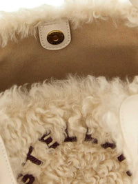 STELLA MCCARTNEY Stella Mccartney Women Shearling-Effect Tote Bag With Logo