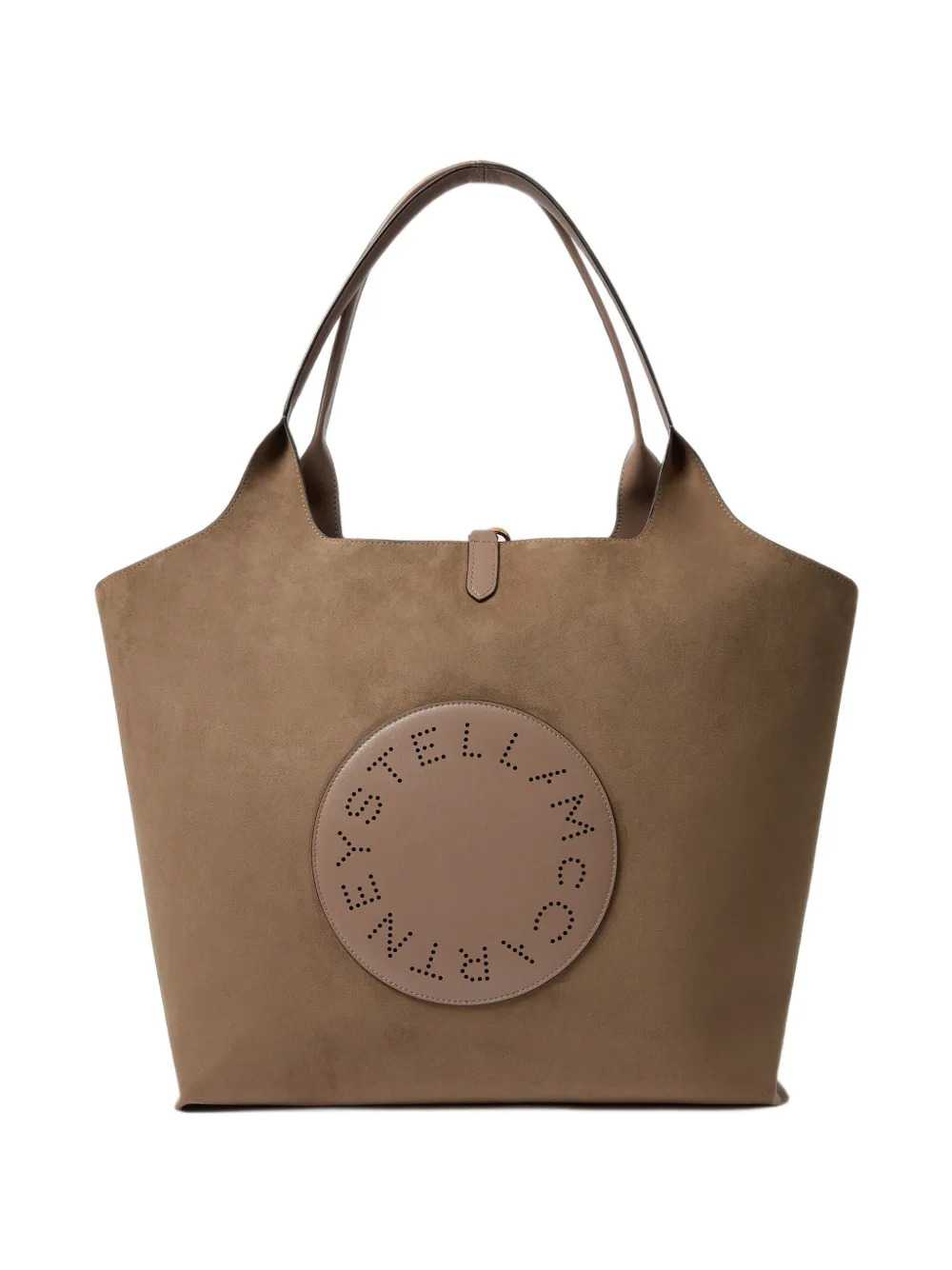 STELLA MCCARTNEY Stella Mccartney Women Stella Logo Perforated Tote Bag