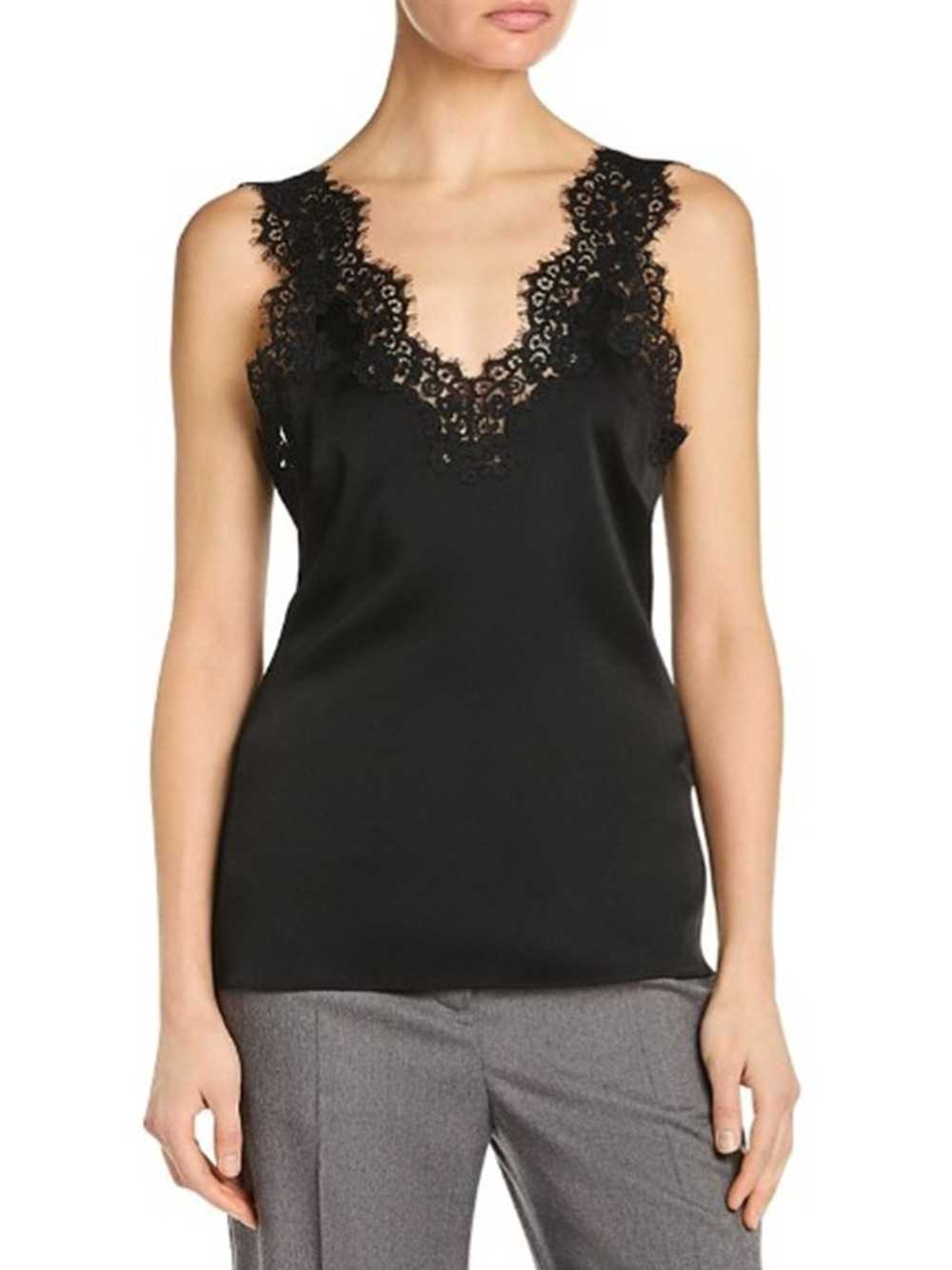 STELLA MCCARTNEY Stella Mccartney Women Lace-Trimmed Top