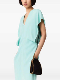 STELLA MCCARTNEY Stella Mccartney Women Midi Dress With V-Neck And Drape