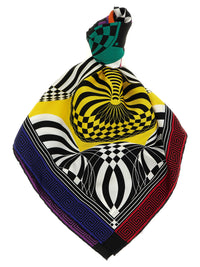 VERSACE Versace Women 'Theatre' Print Silk Scarf