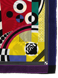 VERSACE Versace Women 'Theatre' Print Silk Scarf