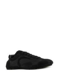 PRADA Montecarlo Re-Edition 2025 Nylon And Suede Sneakers Women