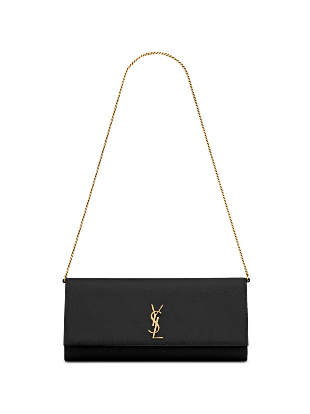 SAINT LAURENT Saint Laurent Women Kate Clutch In Grain De Poudre Leather