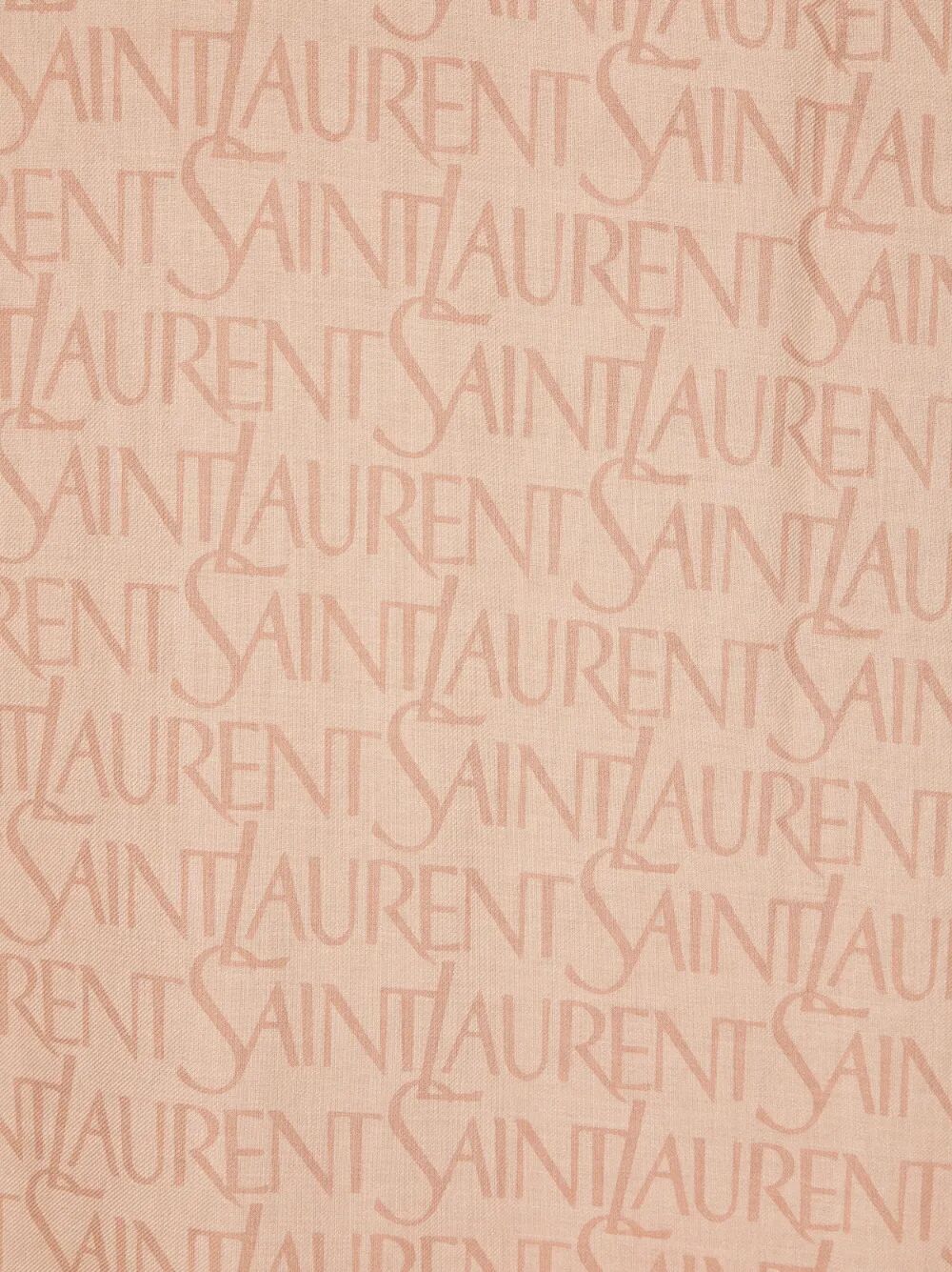 SAINT LAURENT PARIS Saint Laurent Modal And Cashmere Large Square Scarf Women