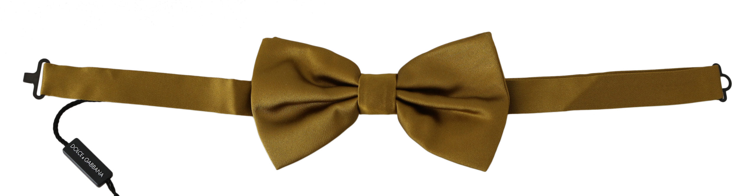 Dolce & Gabbana Dolce & Gabbana Yellow Mustard 100% Silk Butterfly Papillon Men Bow Men's Tie