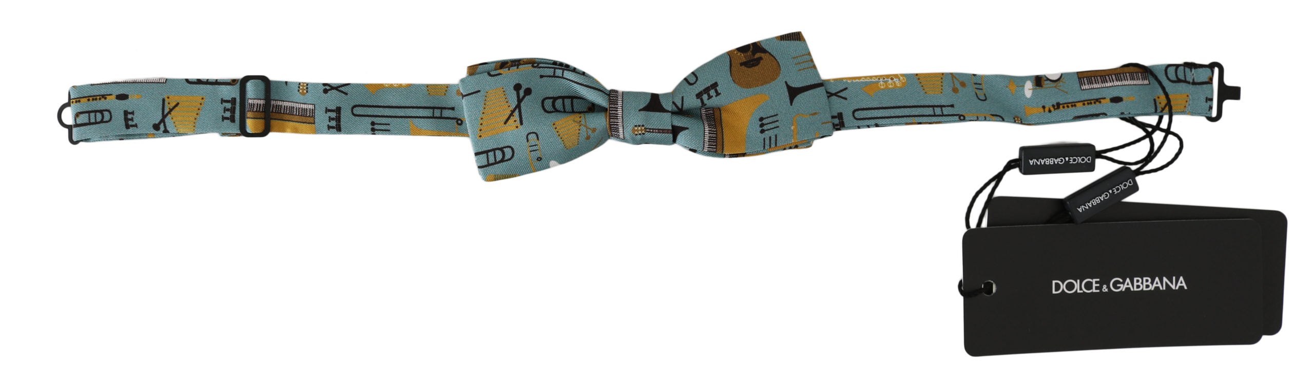 Dolce & Gabbana Dolce & Gabbana Mint Green Jazz Club Adjustable Neck Papillon Bow Men's Tie