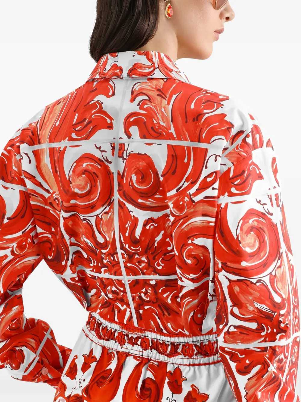 DOLCE & GABBANA Dolce & Gabbana Women Majolica Print Shirt