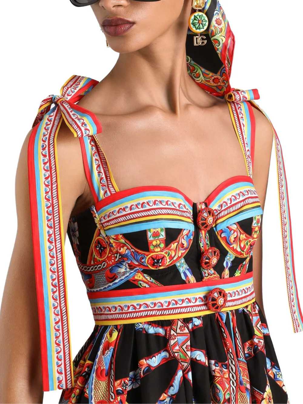 DOLCE & GABBANA Dolce & Gabbana Women Printed Poplin Dress