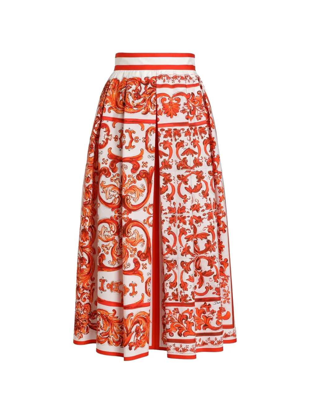 Dolce & Gabbana Women Majolica Print Skirt