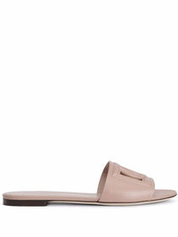 DOLCE & GABBANA Dolce & Gabbana Women Leather Sandals With Dg Logo