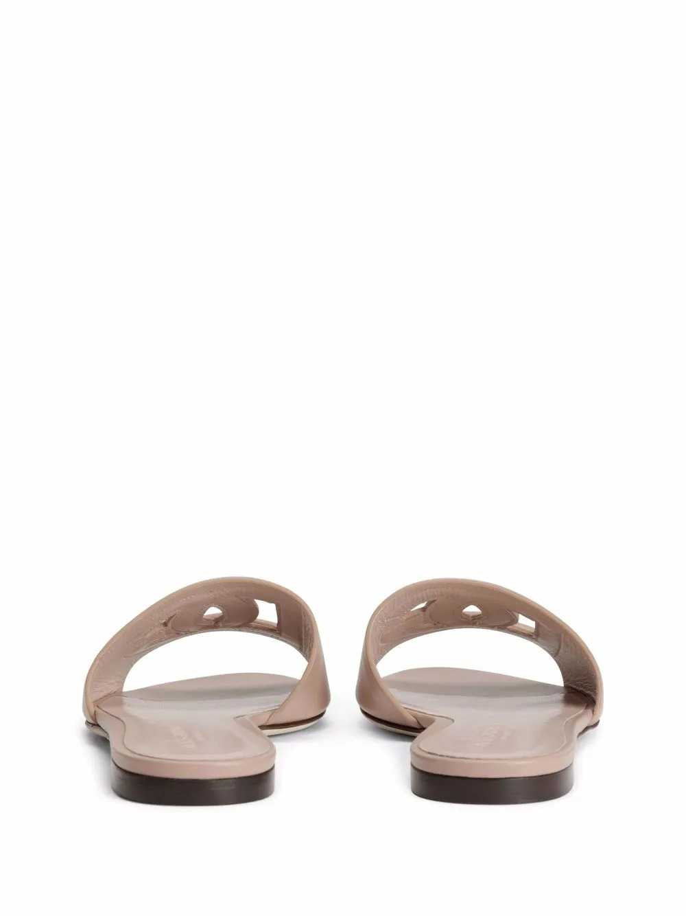 DOLCE & GABBANA Dolce & Gabbana Women Leather Sandals With Dg Logo