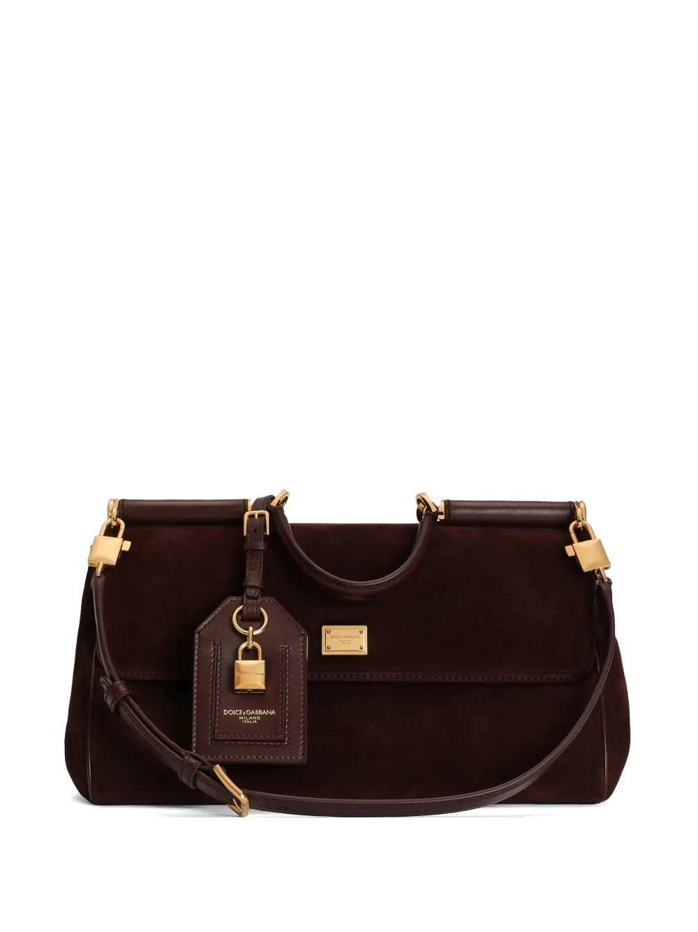 DOLCE & GABBANA Dolce & Gabbana Women Medium My Sicily Bag In Split Calfskin