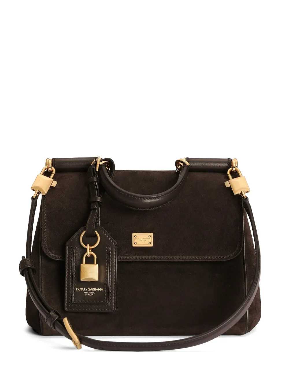 DOLCE & GABBANA Dolce & Gabbana Women Small My Sicily Bag In Split Calfskin.