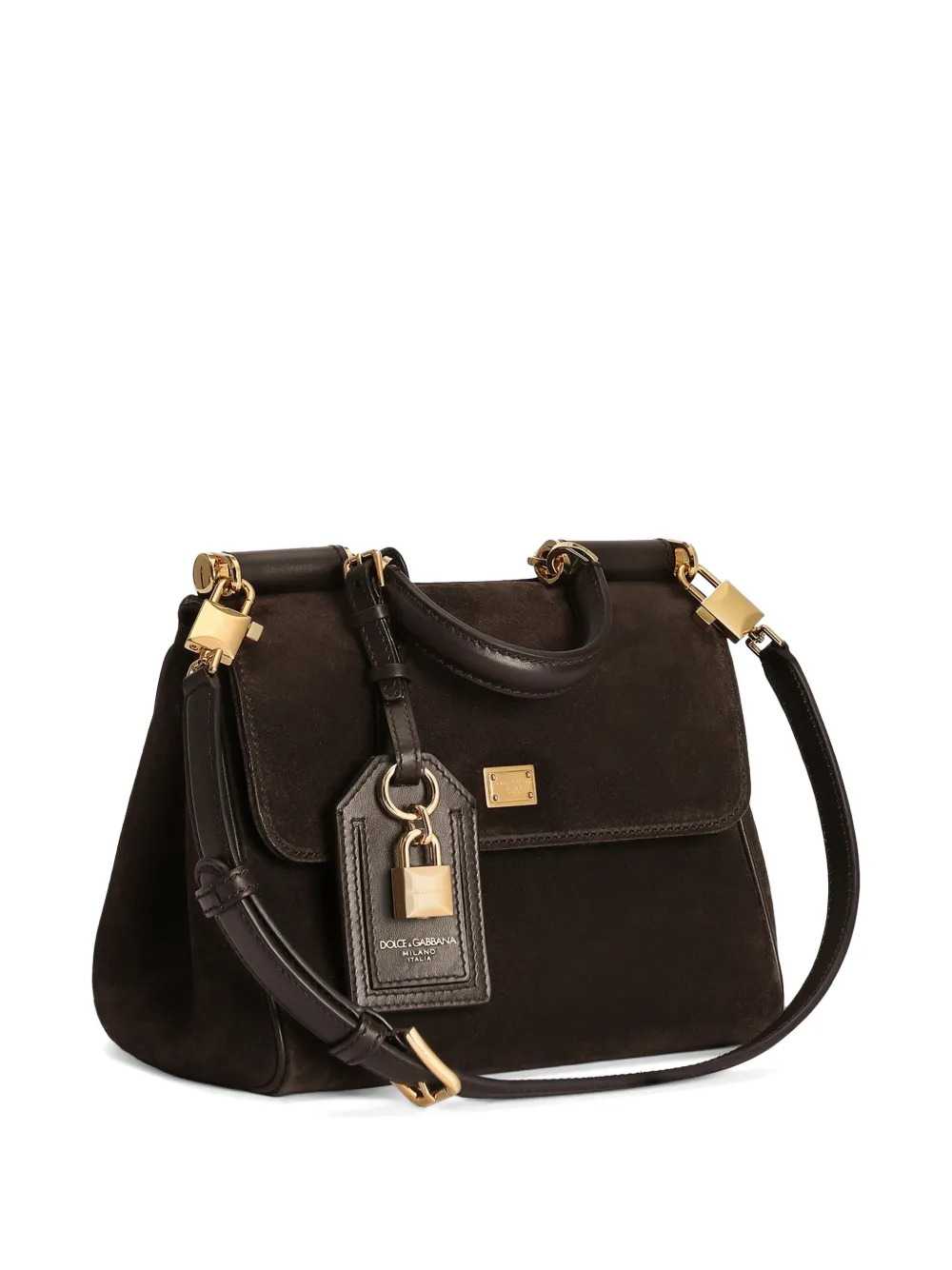 DOLCE & GABBANA Dolce & Gabbana Women Small My Sicily Bag In Split Calfskin.