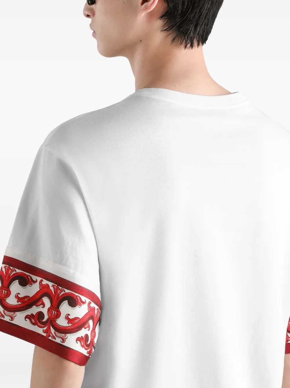 DOLCE & GABBANA Dolce & Gabbana Men Majolica Print T-Shirt
