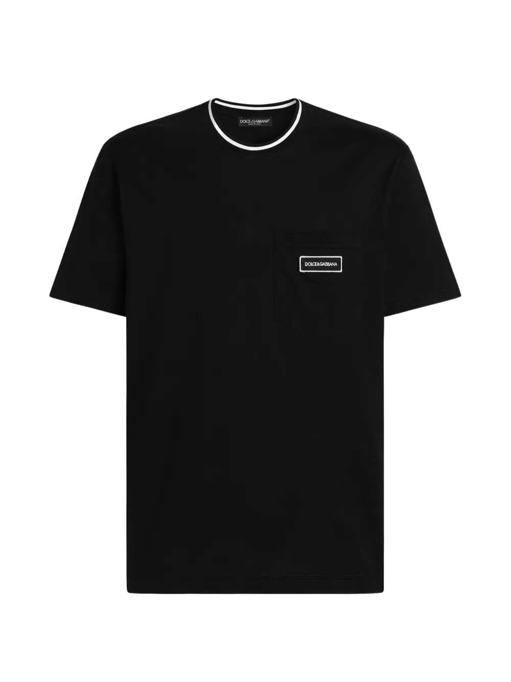 DOLCE & GABBANA Dolce & Gabbana Men Cotton T-Shirt With Logo
