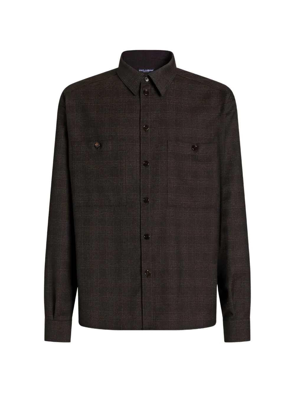 DOLCE & GABBANA Dolce & Gabbana Men Glen Plaid Shirt