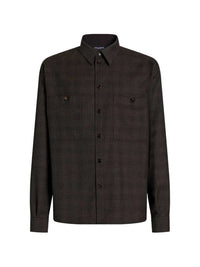 DOLCE & GABBANA Dolce & Gabbana Men Glen Plaid Shirt