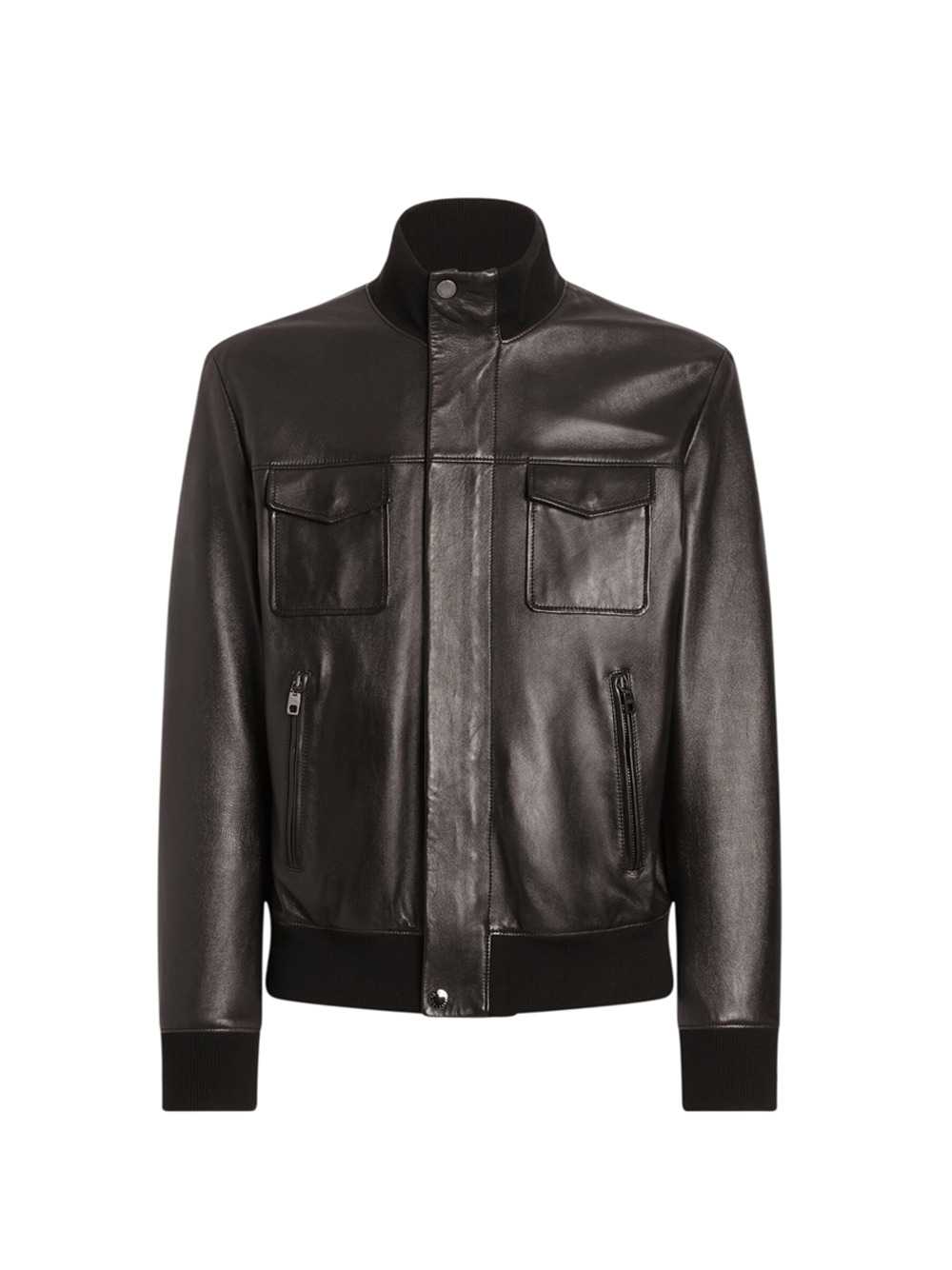 DOLCE & GABBANA Dolce & Gabbana Men Lambskin Bomber Jacket